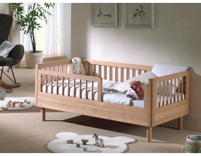 Łóżeczko z litego drewna dębowego 70x140 cm Forrest – Vipack