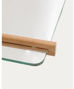 Szklany modułowy system półek w naturalnym kolorze 110x98x30,5 cm Sitra – Kave Home