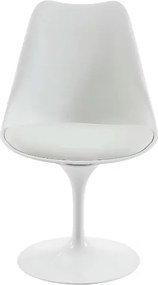 Zestaw 2 krzeseł – polipropylen i metal – kolor biały XAFY
