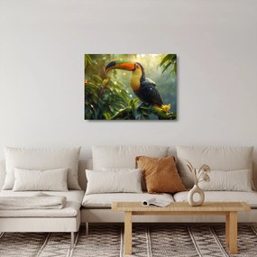 Obraz na szkle - Tukan (70x50 cm)