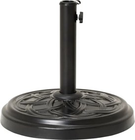 Stojak na parasole, okrągły, Ø 40 cm, czarny