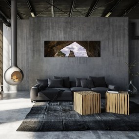 Obraz z jaskini, Nowa Zelandia (170x50 cm)