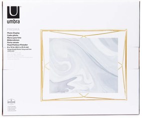 Metalowa ramka stojąca/ścienna w kolorze złota 25x30 cm Prisma – Umbra