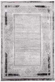 Dywan Brico Ramka czarna 133x190 Prostokąt