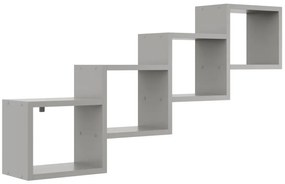 Szara nowoczesna półka wisząca N2-C49