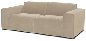 Beżowa sztruksowa sofa modułowa Scandic Sting