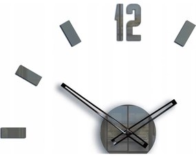 Zegar ścienny naklejany duży nowoczesny akrylowy na ścianę do kuchni salonu