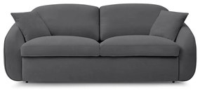 Ciemnoszara rozkładana sofa 235 cm Cezanne – Bobochic Paris