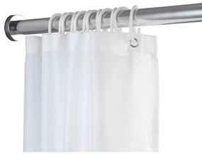 Drążek teleskopowy w kolorze srebra do łazienki Wenko Luz, dł. 110-185 cm