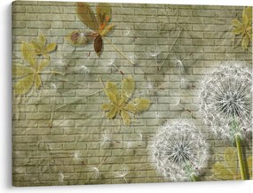 Obraz - Dmuchawce unoszone wiatrem (70x50 cm)