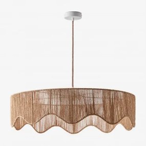 Lampa Sufitowa Z Plecionego Papieru Aoife Miel - Sklum