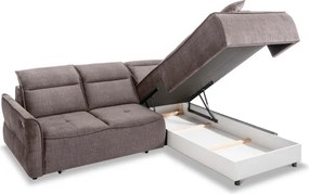 Narożnik MURILLO L z elektryczną regulacją siedziska Prawostronny w tkaninie VOGUE 04 WERSAL