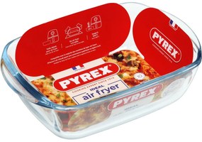 Pyrex Naczynie do zapiekania prostokątne Air Fryer1,2 l, 23 x 15 x 6 cm