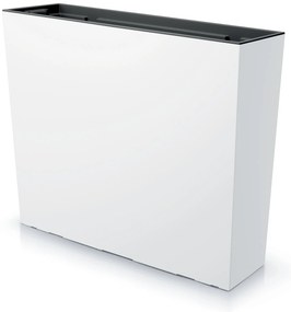 Donica ogrodowa z wkładem Urbi Case Tower 77 x 23,5 x 68,5 cm biały PROSPERPLAST