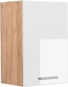 Szafka ścienna biały wysoki połysk 40x31x60 r-line