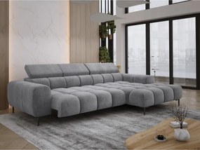 Narożnik PLAZA S Prawostronny z elektryczną regulacją siedziska w tkaninie EDEN 20 WERSAL