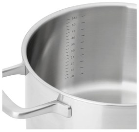 Garnek ze stali nierdzewnej z pokrywką odpowiedni na indukcję 5,5 l Lucca 3.0 – FABINI