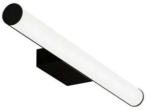 Czarny kinkiet SULION Caspio, dł. 60 cm