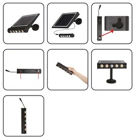 Lampa Solarna Talent 8W 4000K IP65