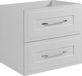 Szafka podumywalkowa w stylu klasycznym, biała, 60 x 57 x 46 cm