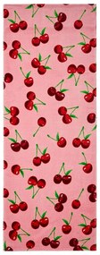 Różowy bawełniany ręcznik plażowy 78x200 cm Cherries – Catherine Lansfield