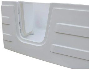 Narożna wanna z drzwiczkami SERVEE – 235 l – 170 × 76 × 62 cm (dł. × szer. × wys.) – lewostronna