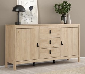 Komoda pokojowa z szafkami i szufladami Madrid 3+2, jackson hickory