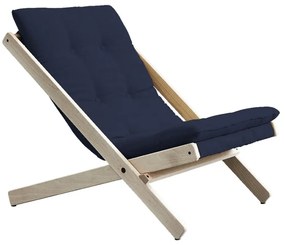 Fotel rozkładany Karup Design Boogie Raw/Navy