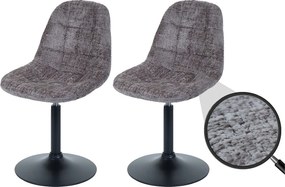 Krzesło do jadalni MCW-A60 (zestaw 2 szt.),  brązowe