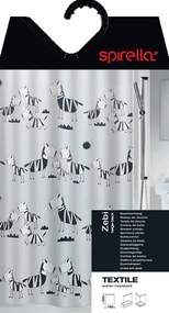 Zasłona prysznicowa 180x200 cm Zebi – Spirella