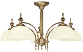 Niski złoty klasyczny żyrandol H-S5KN