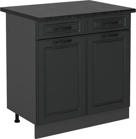 Szafka dolna do kuchni antracytowy domek wiejski 80x60x81.6 r-line