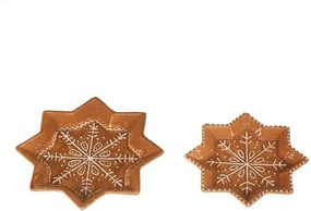 Zestaw tac dekoracyjnych do pierników, 2 szt., ceramika