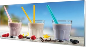 Szklany Panel Barwne Drink w Szklankach