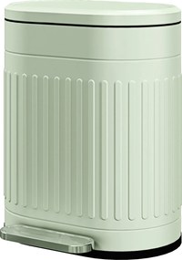 HOMCOM Kosz na śmieci 20L z pokrywą pedałem, wyjmowanym pojemnikiem i funkcją Soft-Close, 36,5 x 31,2 x 45 cm, zielony | Aosom PL