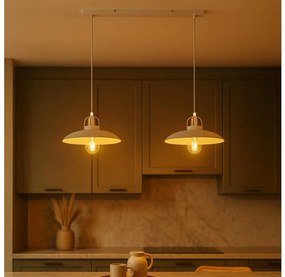 Brilagi - LED Żyrandol na lince FLAMENGO 2xE27/60W/230V biały