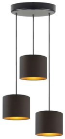 Lampa wisząca regulowana na czarnym stelażu - B7-L94