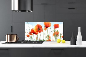 Panel nad blat kuchenny Dzika Łąka Pełna Maków