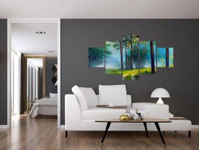 Obraz - Obraz olejny przedstawiający krajobraz (125x70 cm)