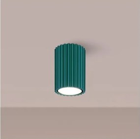 Brilagi - Oprawa punktowa LED CRESTO 1xGU10/10W/230V 10 cm turkusowa