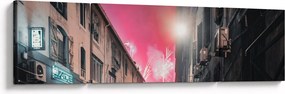 Obraz fajerwerków w Marsylii (170x50 cm)