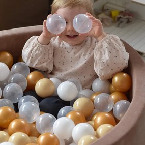 Plastikowe piłeczki do suchego basenu 7cm, 50 szt, pomarańczowe - meowbaby®
