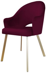 Krzesło obrotowe Velvet podstawa Profil złota MG02