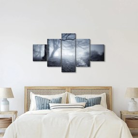Obraz- Droga we mgle (125x70 cm)