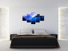 Obraz - Nocne niebo w Nepalu (125x70 cm)
