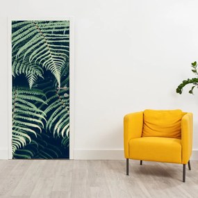 Fototapeta na drzwi - Liście paproci (95x205cm)