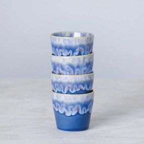 Niebieskie kamionkowe filiżanki zestaw 8 szt. na espresso 210 ml Grespresso – Costa Nova