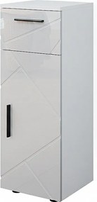 Szafka Midi biały wysoki połysk 30x30x81 irma