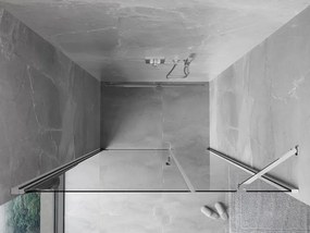 Mexen Mist-B drzwi prysznicowe uchylne 110 cm, transparent, chrom - 8A2-110-001-01-00
