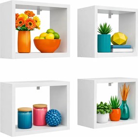 Zestaw Białych Półek Skandynawskich K9-L67